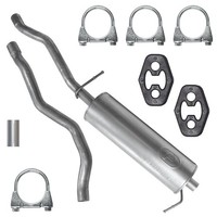 Mitteltopf Auspuff FüR Ford Galaxy 1 MK1 Seat Alhambra 1 I VW Sharan 1 1.9 TDI