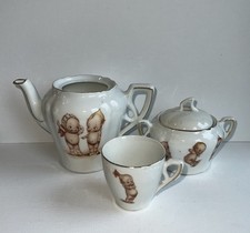 Antique Rose O'Neill KEWPIE Doll Bavarian Porcelain Children's Tea Set Pieces