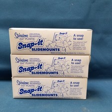 Spiratone Snap It 2" x 2" Universal Slide Mounts 3 Boxes 100pcs Each