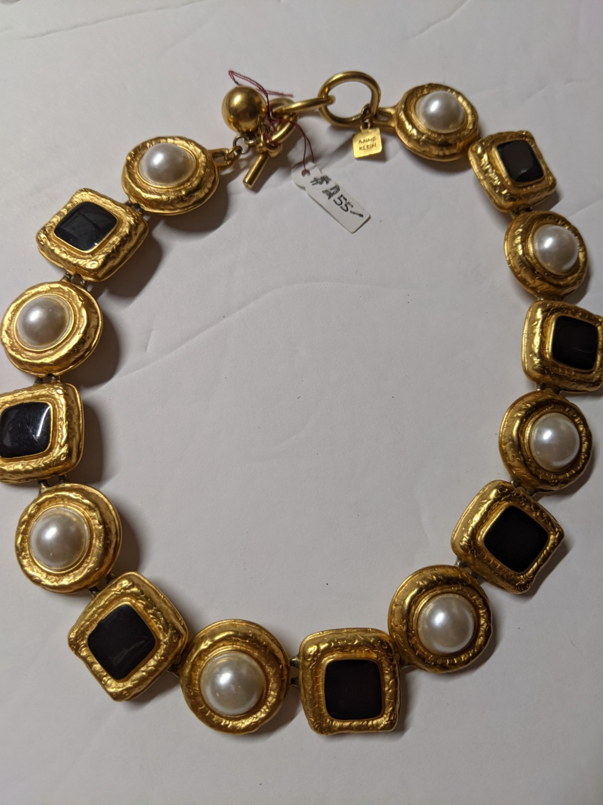 Anna Klein Enamel Statement Necklace - image 1