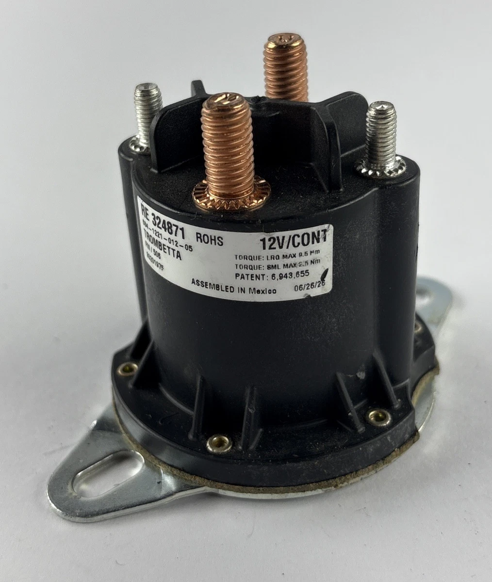 Contactor solenoide DC PowerSeal Trombetta 684-1221-012-05 RE 324871 12V 150A foto 1