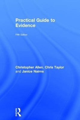 Practical Guide to Evidence by Christopher Allen (English) Hardcover Book