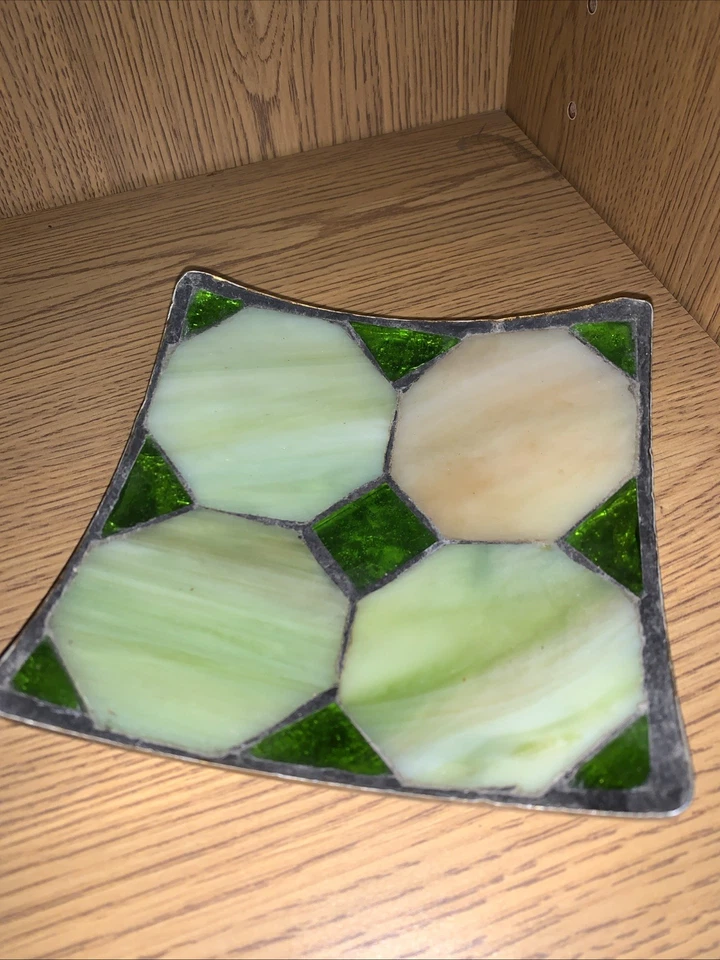 "Cuenco de caramelo de 5,5"" hecho a mano con fondo de metal" Foto 3 de 4