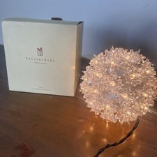 POTTERY BARN LIGHTED SPHERE SMALL ORIGINAL BO...