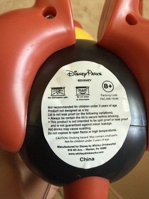 Disney Parks Flik (A Bug's Life) Character Straw Tumbler Lid Topper