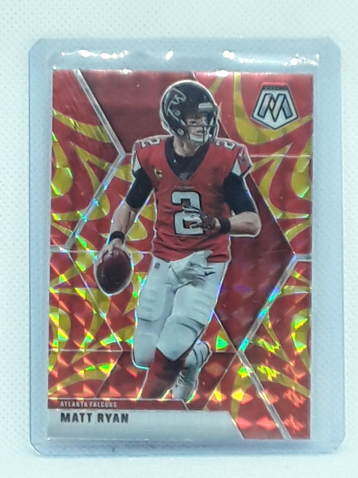 Matt Ryan 2020 Panini Mosaic Football - #14 GOLD REACTIVE - Atlanta Falcons