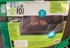 PET SOFA COVER ULTRA SOFT BROWN 9.25  X 6.25  FITS STANDARD LOVESEATS PROTECTOR
