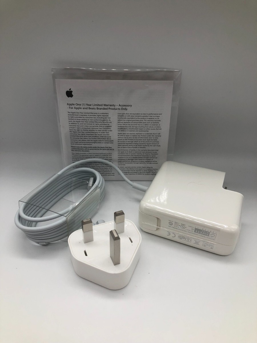 Genuine Apple Magsafe Power Adapter 60W For MacBook Pro/Air White (NO BOX)