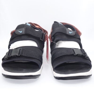 Nike Men's Canyon Sandal Black Orange Turf Chlorine Blue Sz 14