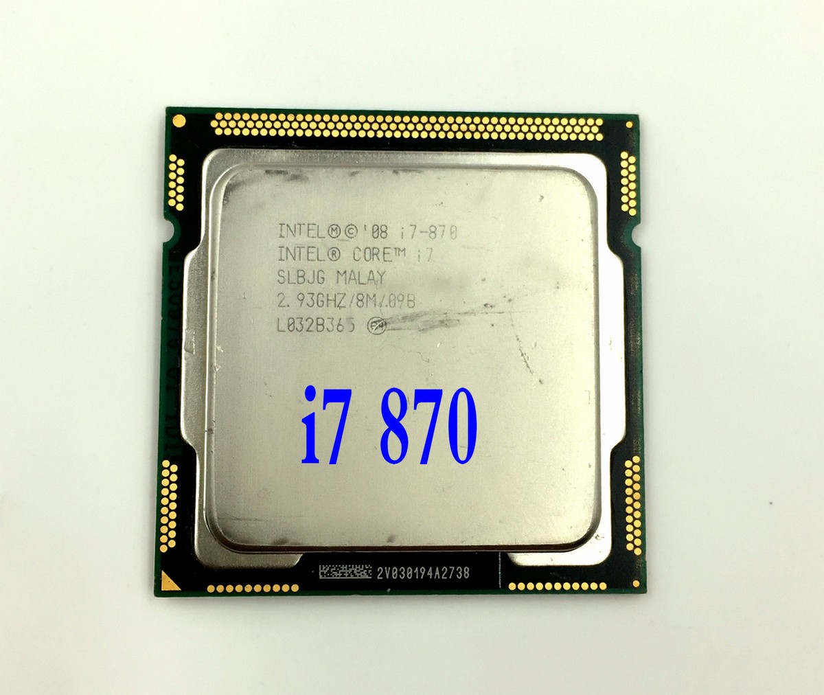 Free shipping Intel Core i7 870 SLBJG 8M LGA 1156 CPU