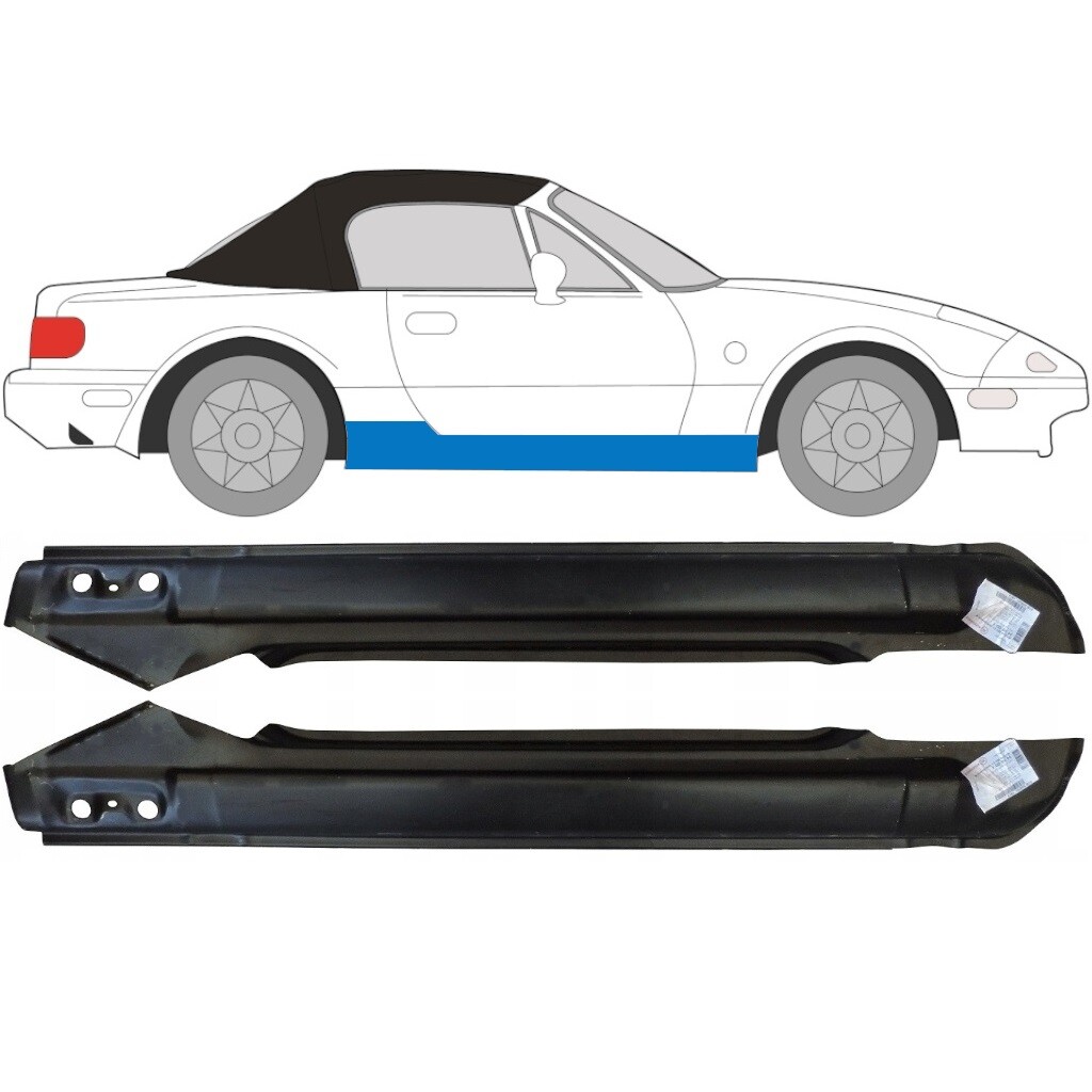 MAZDA MX-5 MX5 (NA) 1989-1998 FULL SILL REPAIR PANEL ROCKER PANEL / PAIR