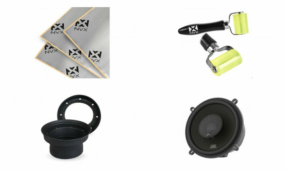 Автомобильная двухполосная акустическая система JBL STADIUM52F мощностью 120 Вт 525 Вт с комплектом для установки динамиков NVX 3689000₽