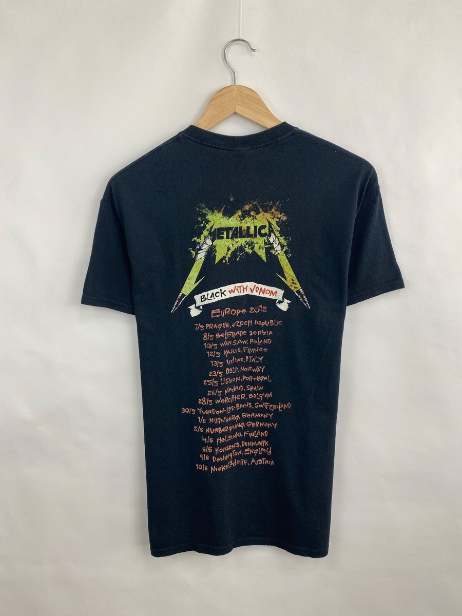 Vintage Metallica Black With Venom rare retro t-shirt Y2K size M