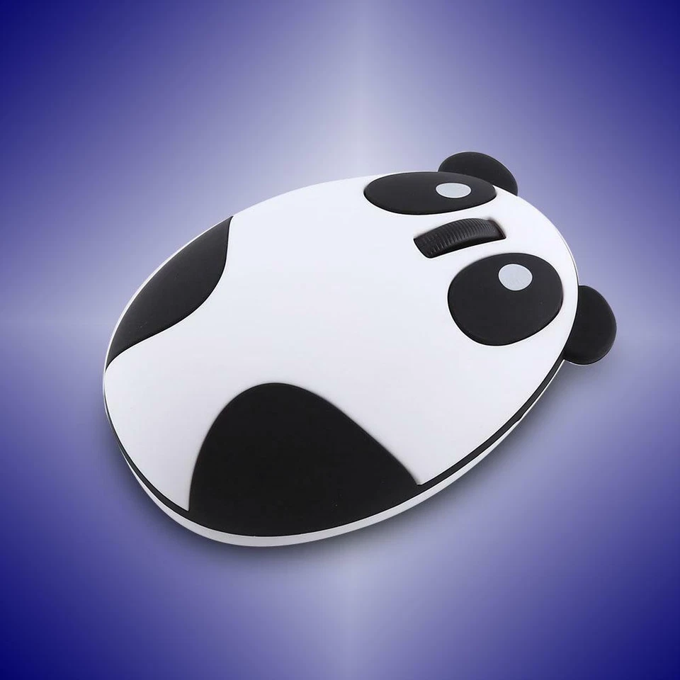 2.4G Wireless Optica Mouse 1200DPI Rechargeable Panda Shape Mouse for Computer - Image 4 of 4