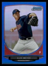 2013 Bowman #BPC80 Alex Meyer Chrome /250 Prospects Blue Minnesota Twins