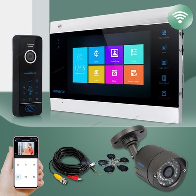 HOMSECUR WIFI Video Door Phone Intercom Doorbell Password Access Recording&Photo