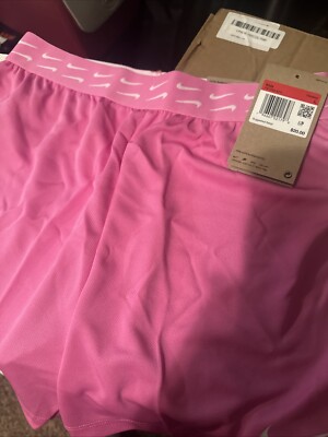 Nike Grey Dri-FIT Trophy Training Shorts Size L FB1092-675 Pink