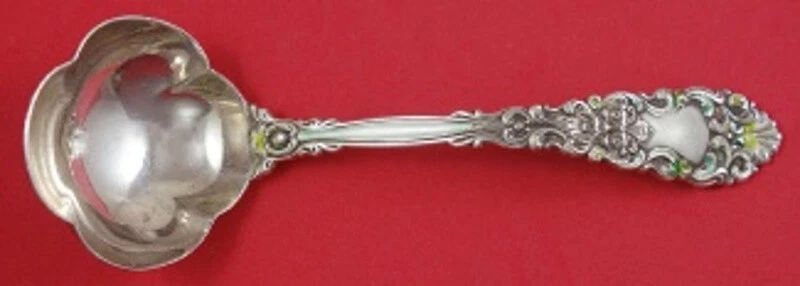 Renaissance by Dominick and Haff Sterling Silver Sauce Ladle Enameled 5 1/4"