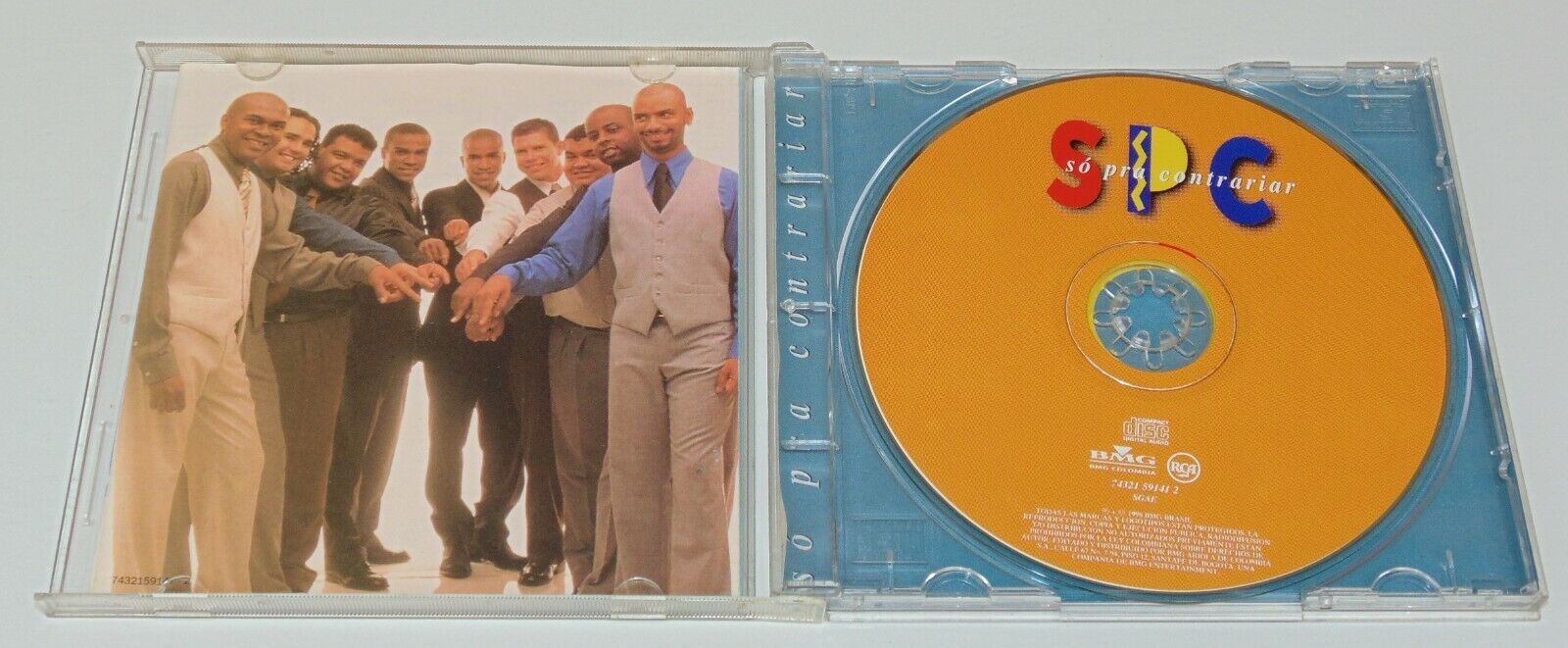 Cd Só Pra Contrariar Spc, Item de Música Bmg Usado 79543379