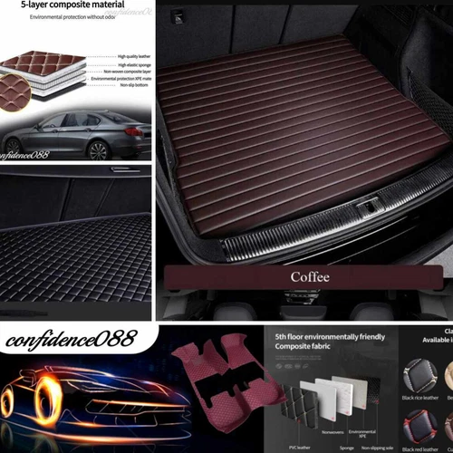 For Hummer Car Floor Mats Custom Carpets Waterproof Handmade Auto Smooth Stripes - Bild 10 von 32