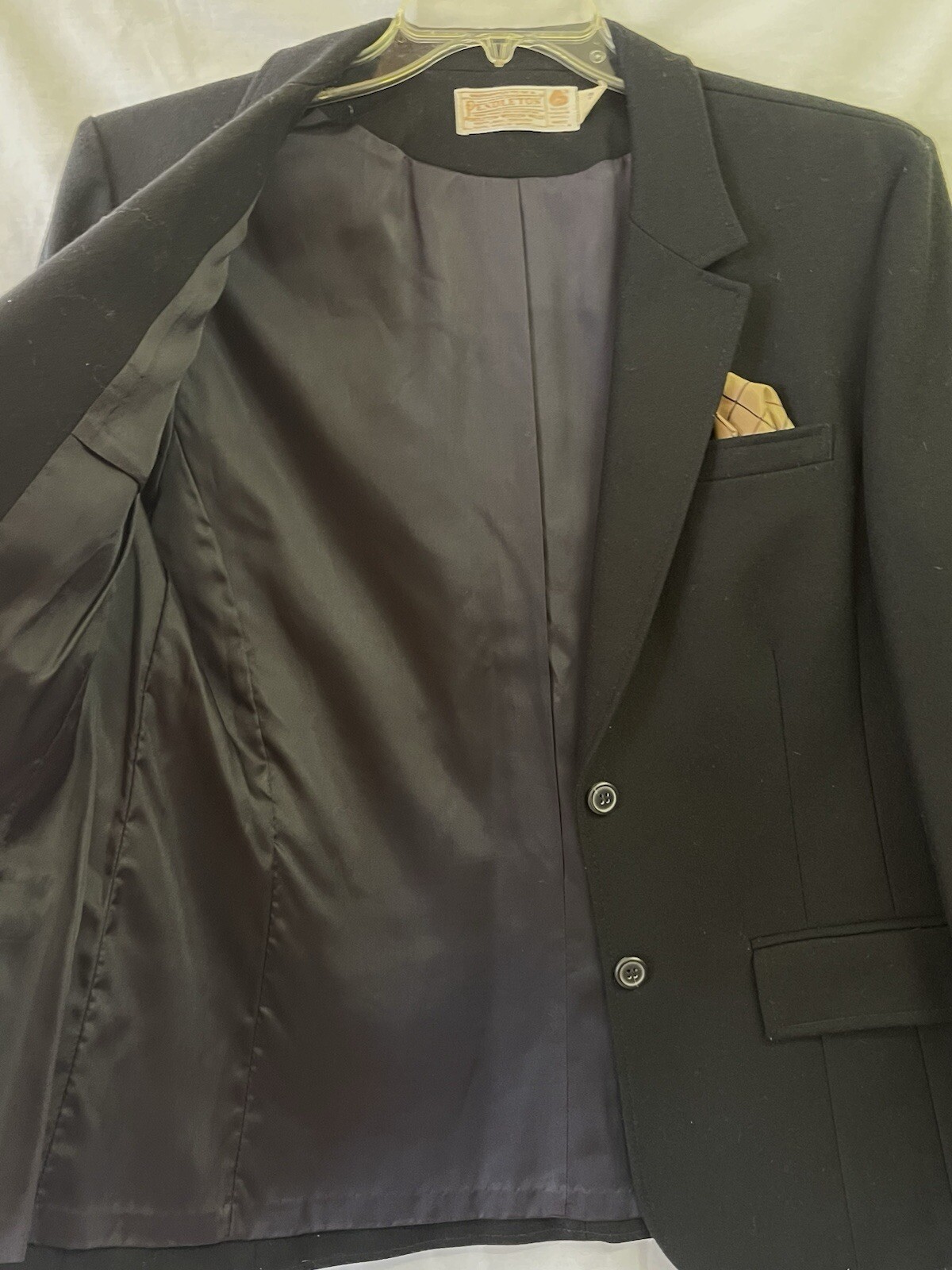 VINTAGE PENDLETON PURE VIRGIN WOOL, 2 BUTTON CLOS… - image 8