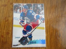 1995-96 Topps Stadium Club Hockey card #222 Jason Doig