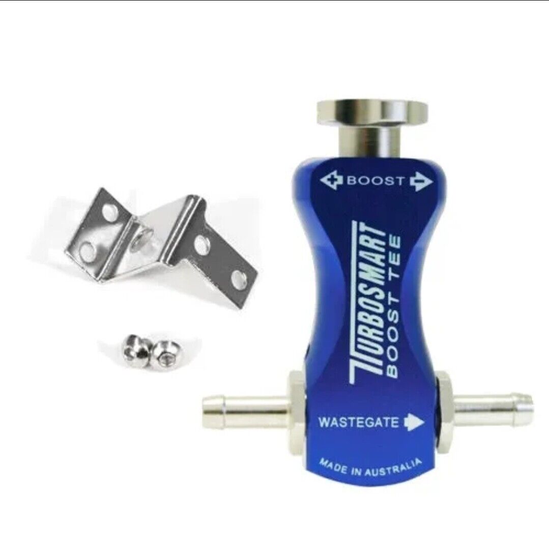 New Genuine TURBOSMART Boost Tee Manual Turbo Boost Controller - Blue - Boost T New Genuine TURBOSMART Boost Tee Manual Turbo Boost Controller - Blue - Boost T