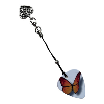 Orange Schmetterling schwarz Hummer Herz Fass Verschluss Öffner Nagelschoner Armbänder