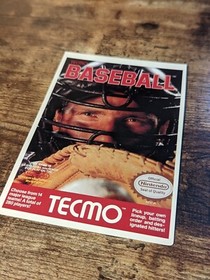 Authentic Vidpro Card Tecmo Baseball Kay Bee Toys R Us NES Nintendo Memorabilia