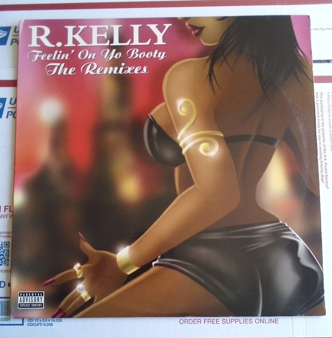 R. Kelly Feelin' On Yo Booty The Remixes OG Press 2000 Vinyl Original AS-IS