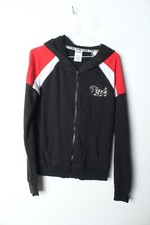 Pink Womens Full Zip Sequined Logo Hoodie - Size S Small 56b 