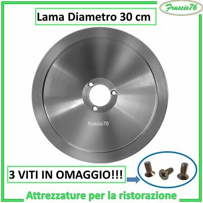 RASSPE LAMA ACCIAIO AFFETTATRICE STANDAR 30 cm - mm 300 - 40 - 3 - 250 - RICAMBI RGV