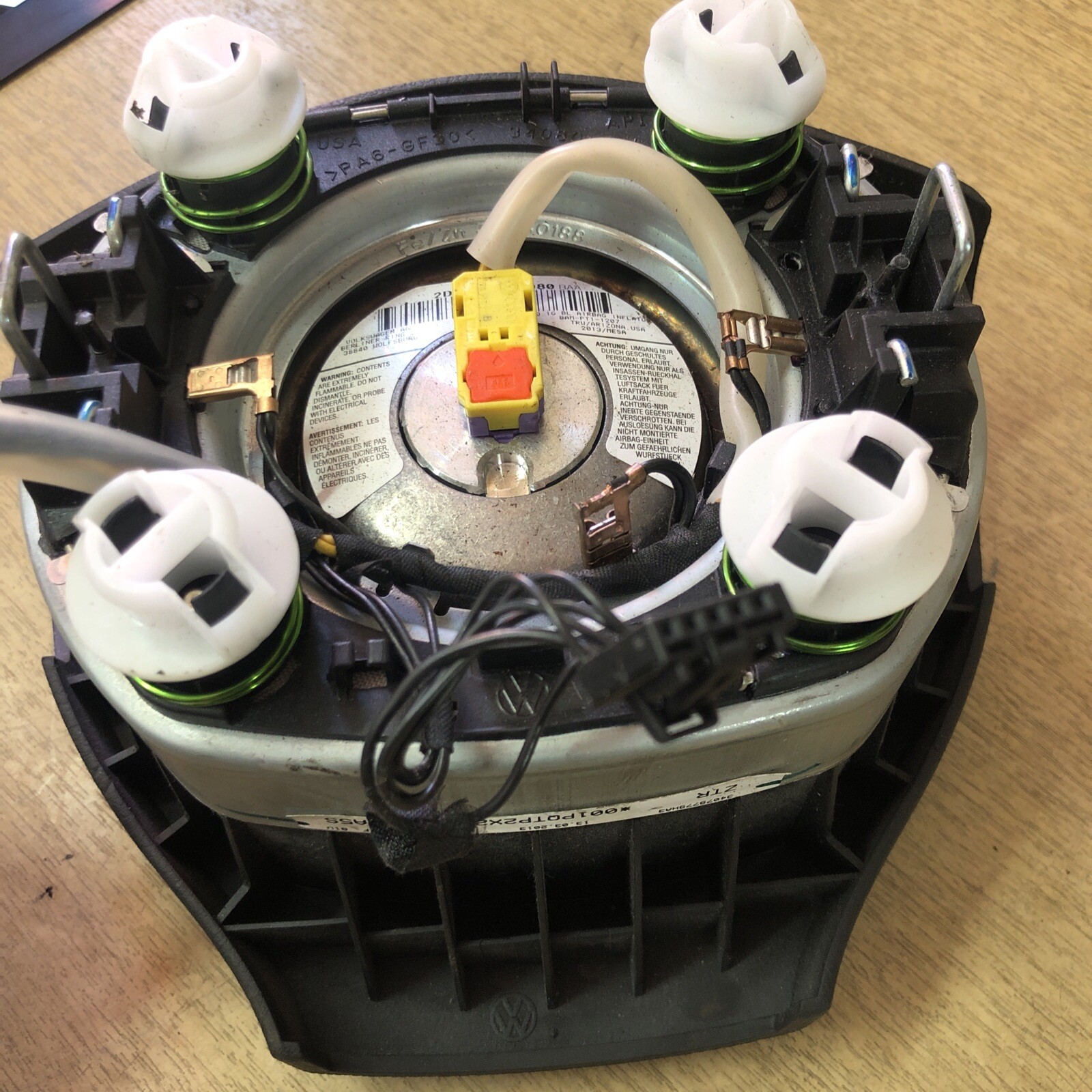 VOLKSWAGEN GOLF MK6 STEERING WHEEL AIRBAG eBay