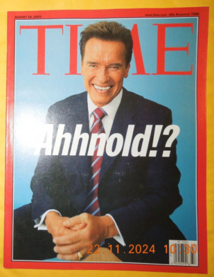 ARNOLD SCHWARZENEGGER time KEVIN COSTNER Kobe Bryant DISNEY Kennedy MARY CAREY