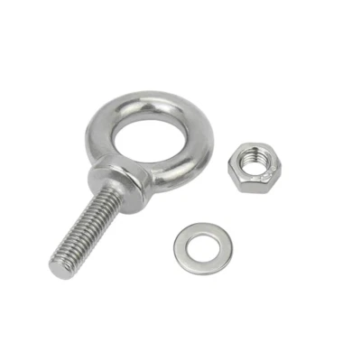 NUTS ABOUT BOLTS M6 M8 M10 M12 LIFTING EYE BOLTS NUTS WASHERS SET A4 MARINE GRADE STAINLESS STEEL