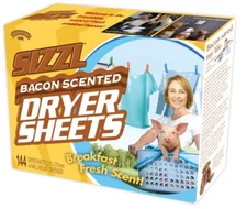 Prank Small 8x6x2 SIZZL BACON DRYER SHEETS fake Gag Funny PARODY Joke Gift Box