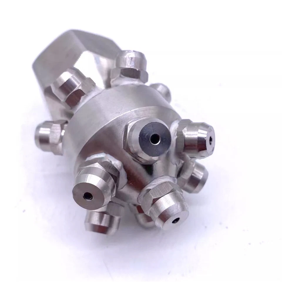 360° 1 pulgada punta de acero inoxidable alta presión boquilla de impacto boquilla de limpieza de tanque Foto 2 de 4