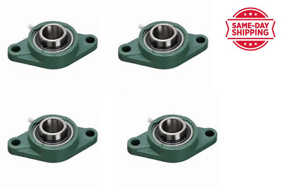 BGR 4 PCS UCFL 202-10 Pillow Block Flange Bearing 58'' Bore 2 Bolt Solid Based