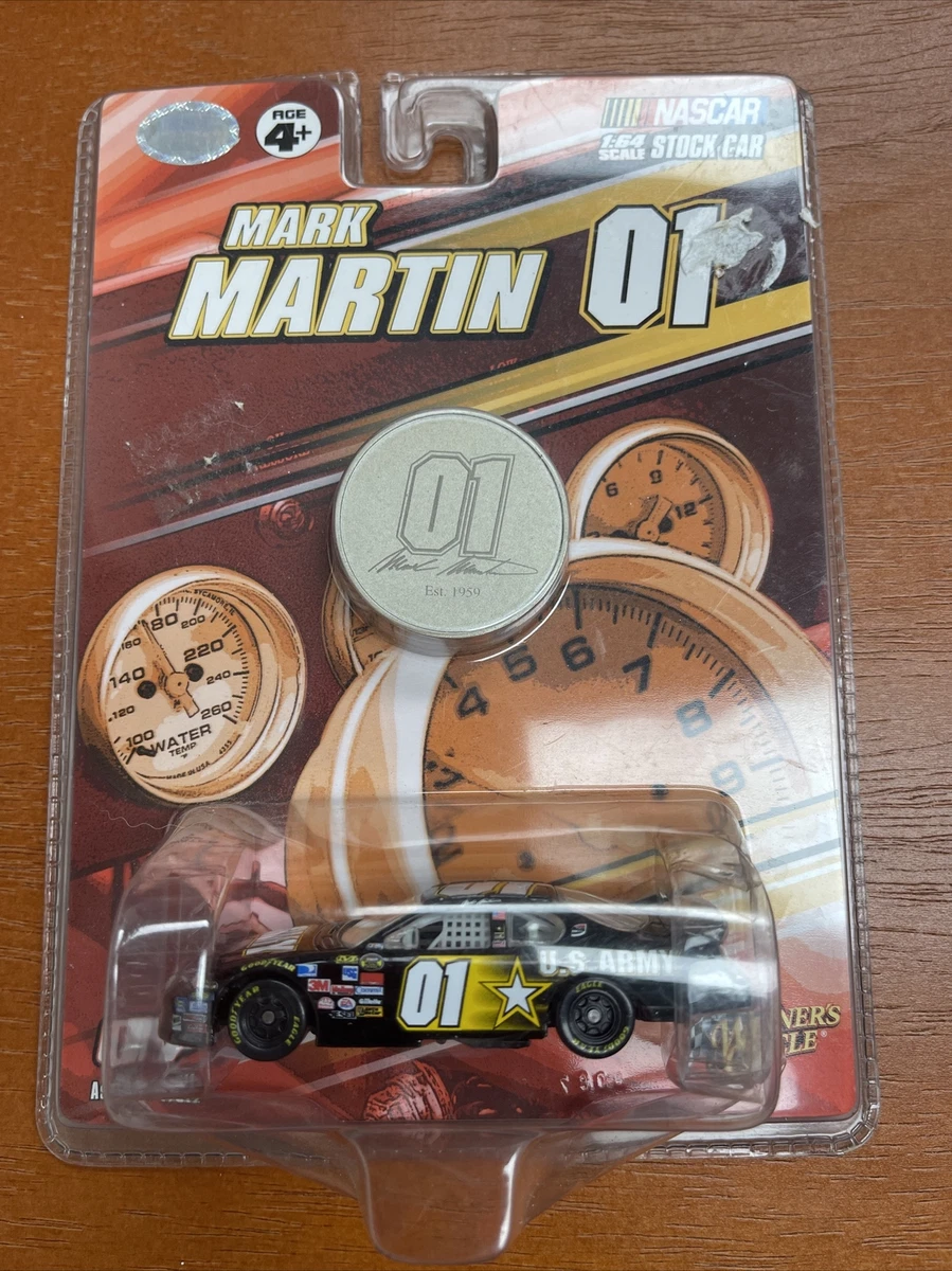 Nascar-Winner’s Circle-1:64 Stock Car-Mark Martin #01 with coin
