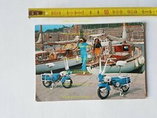 Moto Graziella Carnielli Cartolina pubblicitaria anni '60 originale epoca