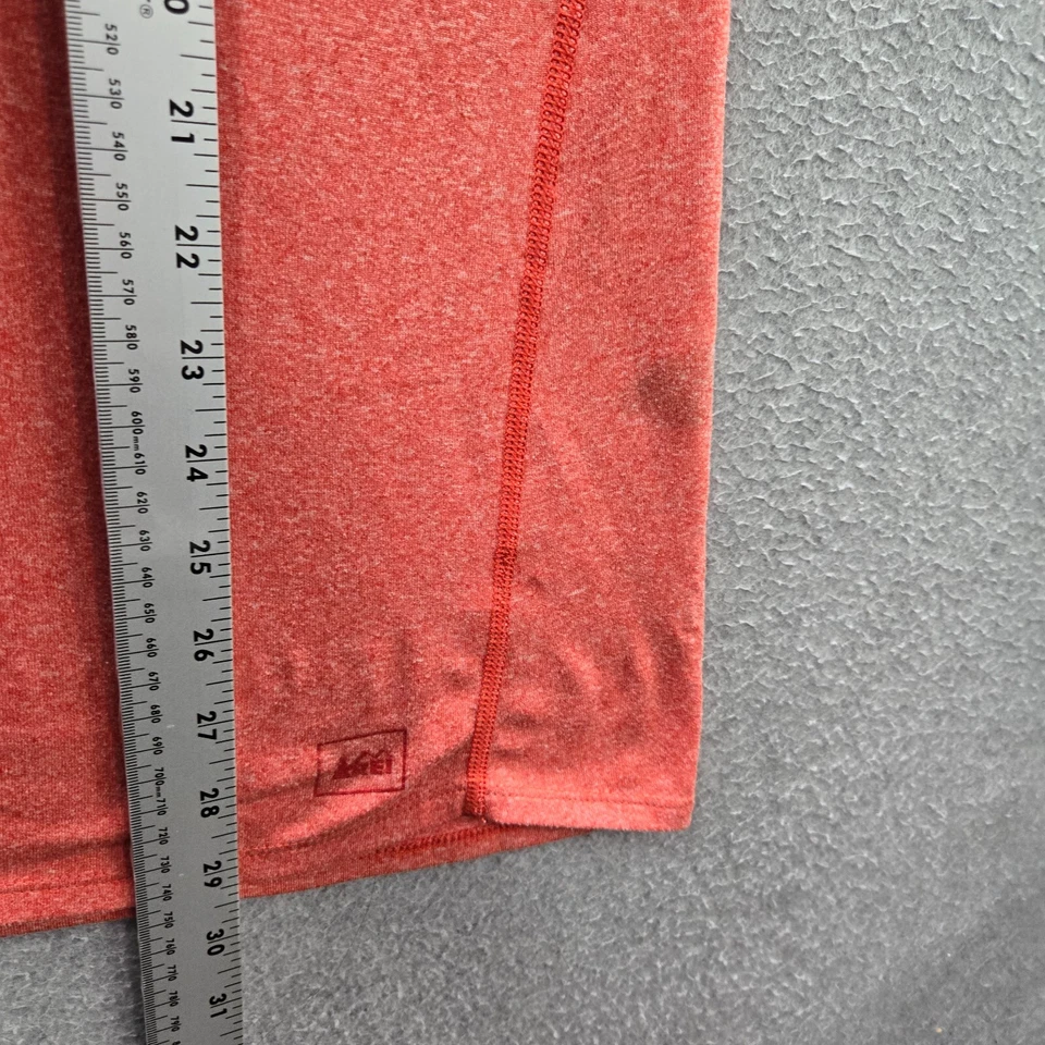 Camiseta REI feminina Activewear XL laranja manga curta gola redonda pulôver LEIA - Imagem 3 de 4