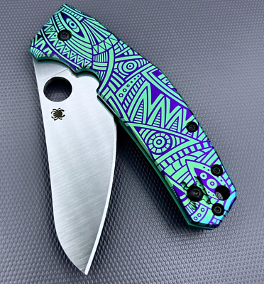 Spyderco C211TIP SpydieChef ~ Marcin Slysz Plain Edge Knife LC200N