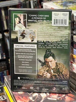 One-Armed Swordsman (DVD) Jimmy Wang Yu, SHAW BROTHERS Dragon