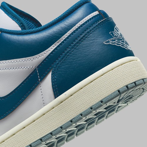 Nike Air Jordan 1 Retro Low SE Industrial Blue White Grey FN5214-141 Men's - 第 5/9 張圖片