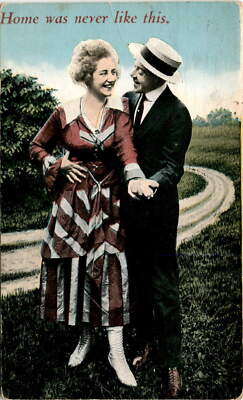 Keywords postcard 1920 Kensing Grandpa PA Fairmont City girl book dowry Postcard