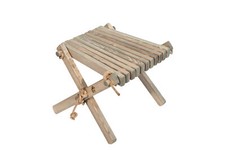 Abstelltisch 54 x 49 x 45cm Beistelltisch Klapphocker Holztisch Gartenhocker