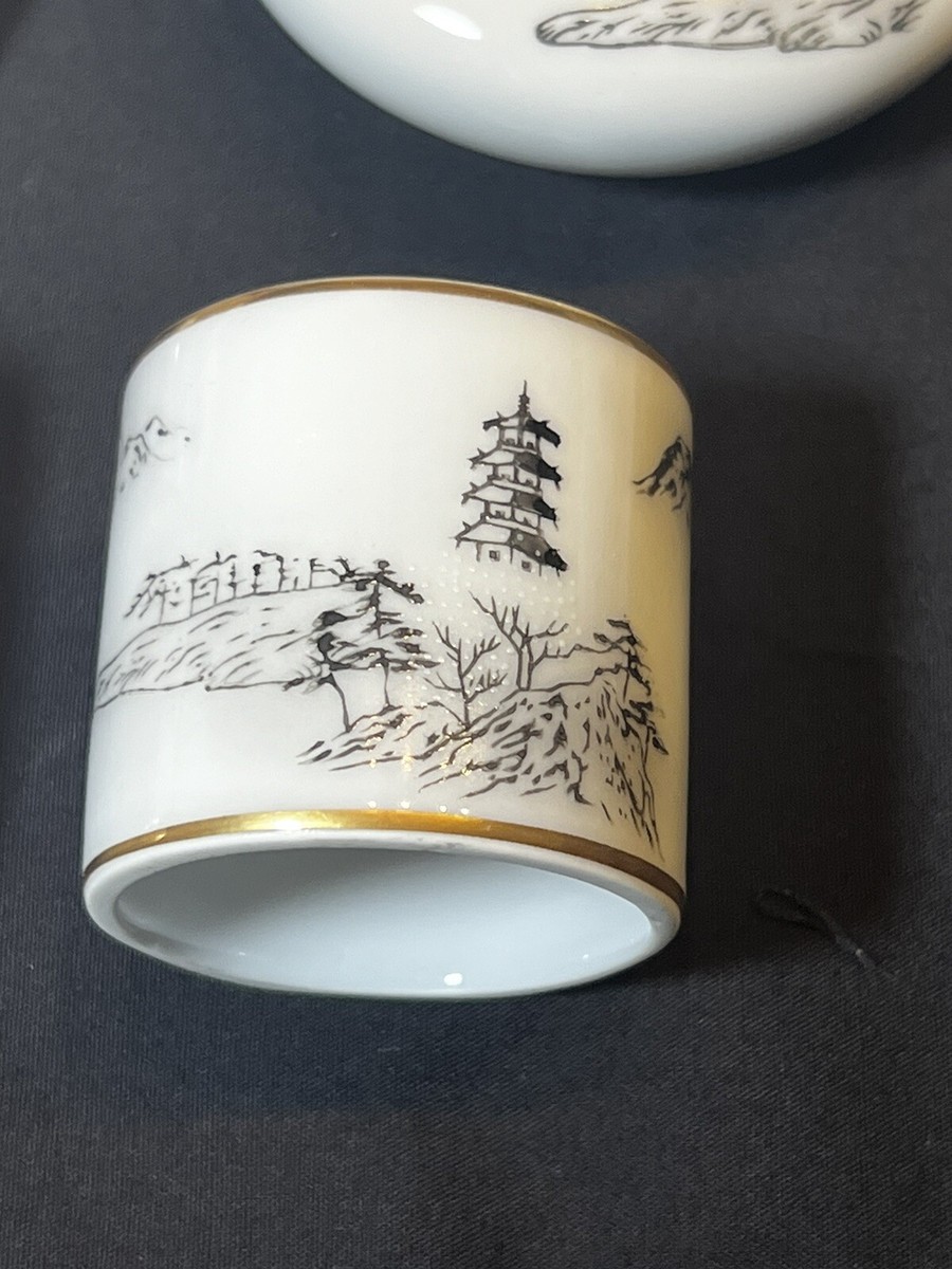 VTG 132 Piece FUKAGAWA ARITA LANDSCAPE Pattern No. 903 Hand