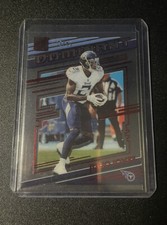 2021 Clearly Donruss Julio Jones Red Parallel Dominant 42/49 Tennessee Titans