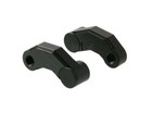 <!--F#f_0-->Pair of Black Motorcycle Mirror Extenders 10 MM Left and Right Hand Turn Thread <!--F/-->