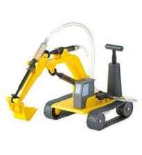 3-in-1 Toy Bulldozer Excavator Crane HearthSong Hydraulic Engineering 90pc Kit